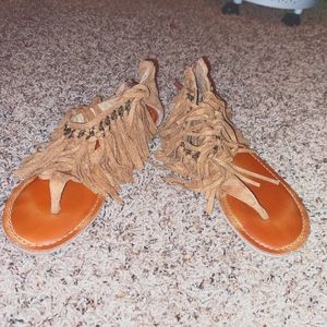 Fringe Sandals